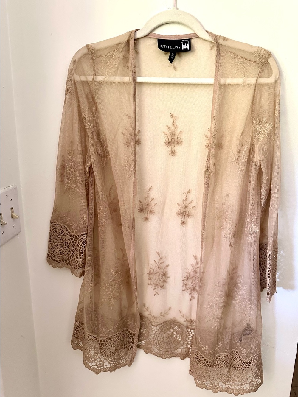 Boho Vintage Lace Open Cardigan